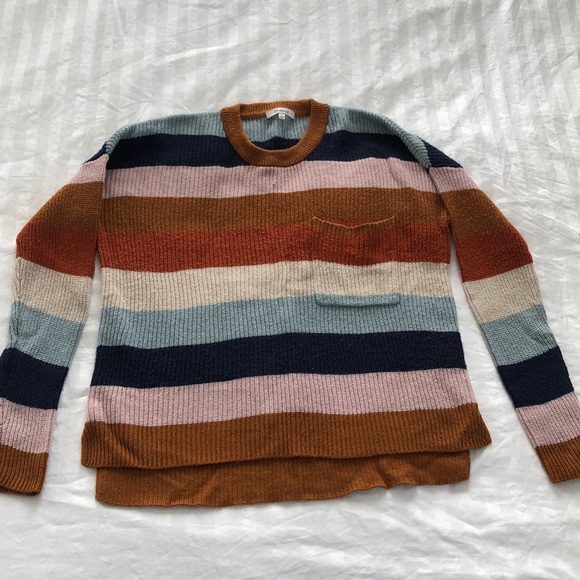 Madewell Sweaters - Madewell colorblock striped sweater